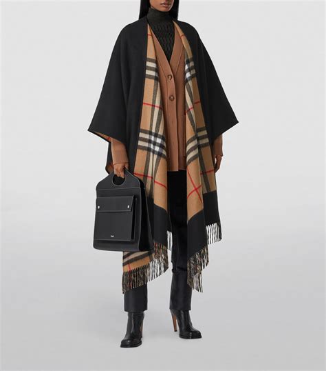 burberry giacca|Burberry cashmere cape jacket.